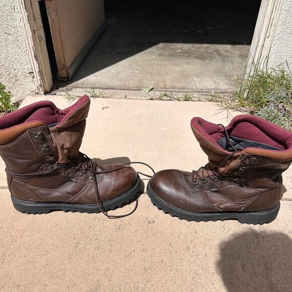 Cabelas goretex brown leather insulated main image 7